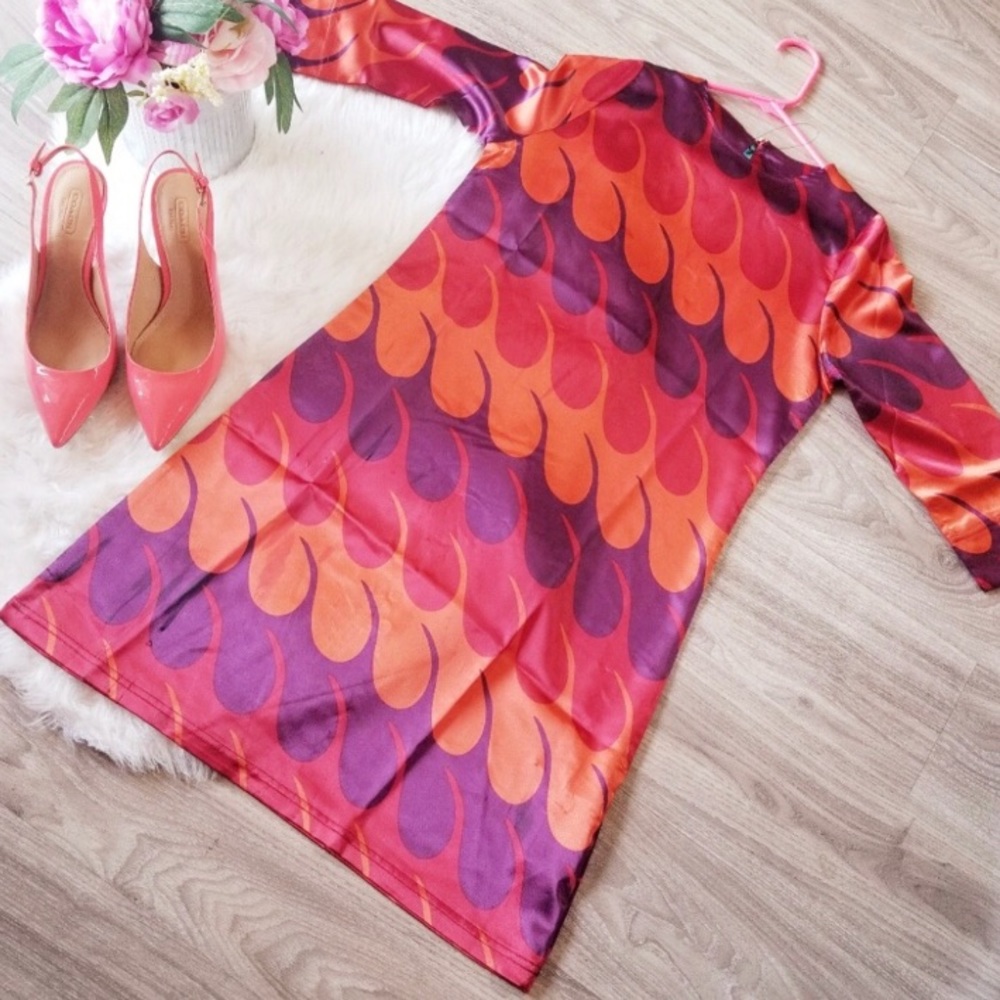 Tracy Negoshian Dress SOPHIA. TN181 Color red sea